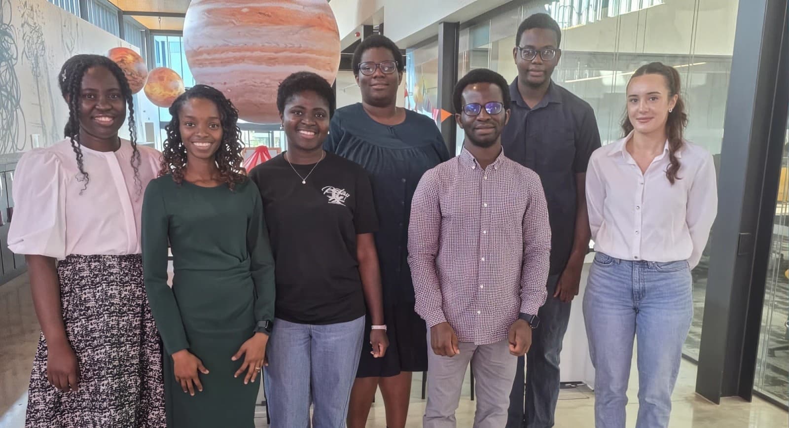 Jasper School of Data students together at a campus meet-up